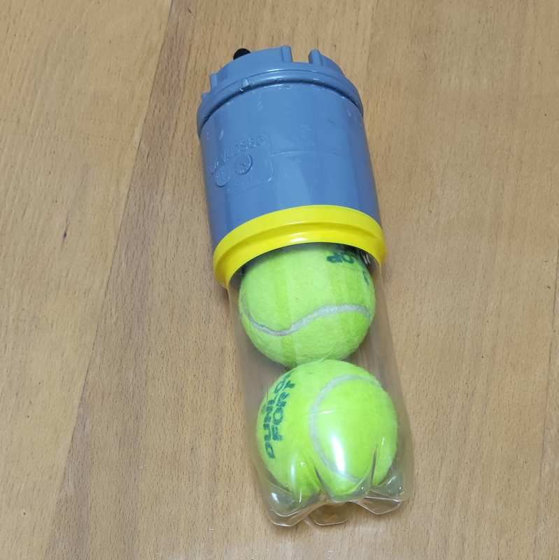 筒丸34 (テニスボール加圧・再生ホルダー) - ボール